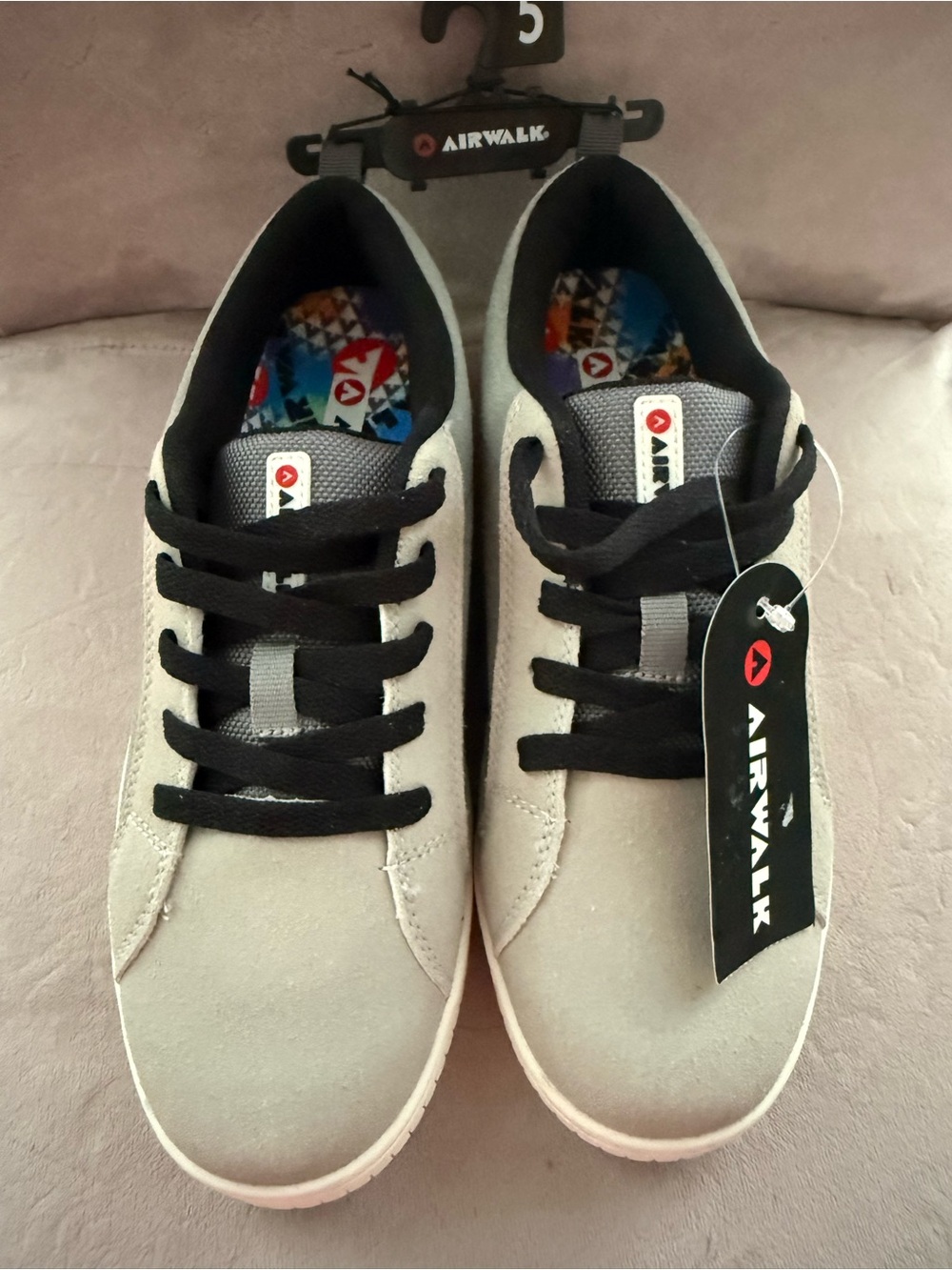 Airwalk Little & Big Boys Classic Lace-Up Sneakers- Size 5